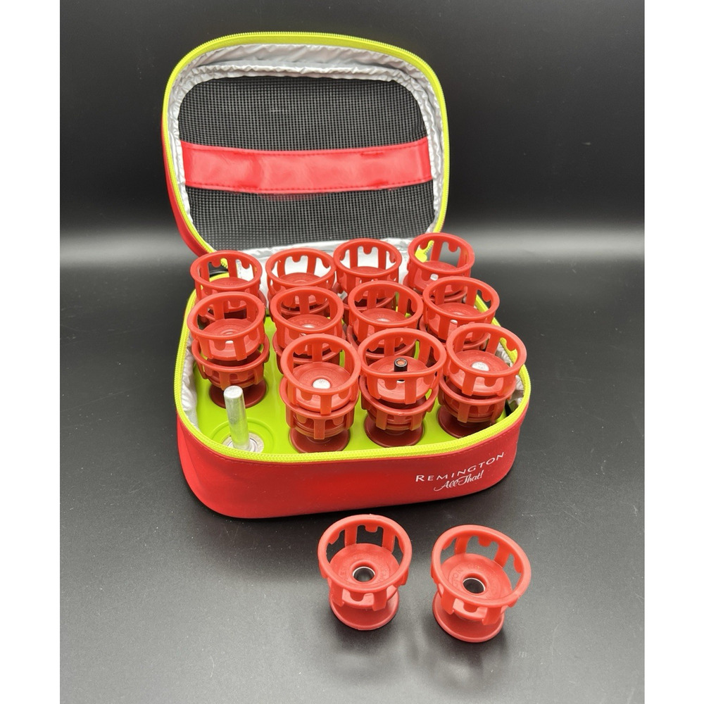 Remington All That Spoolie Wrap N Roll Self Locking Hot Curlers H-1000 Y2K Retro - Picture 3 of 10